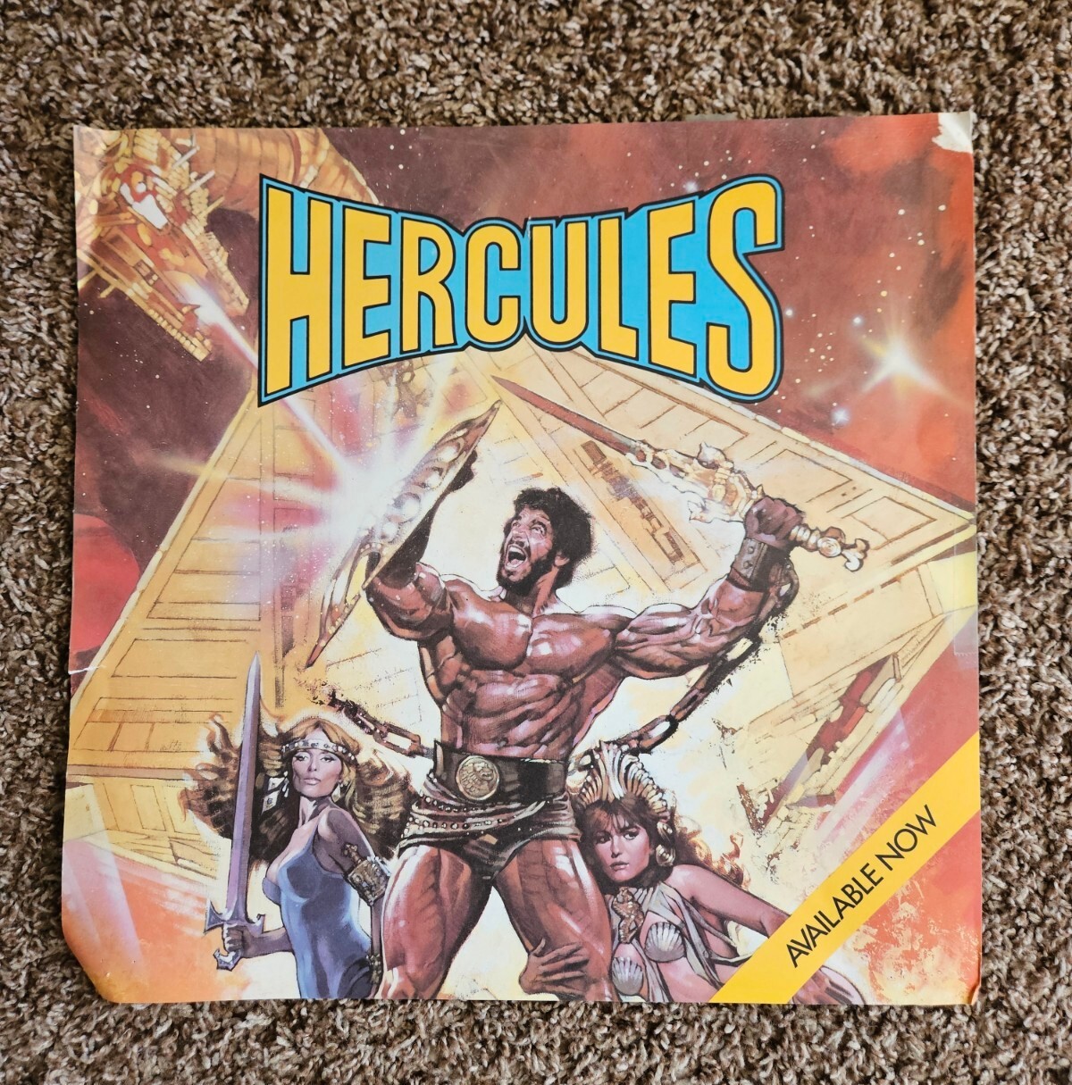Hercules Double Sided Movie video store display