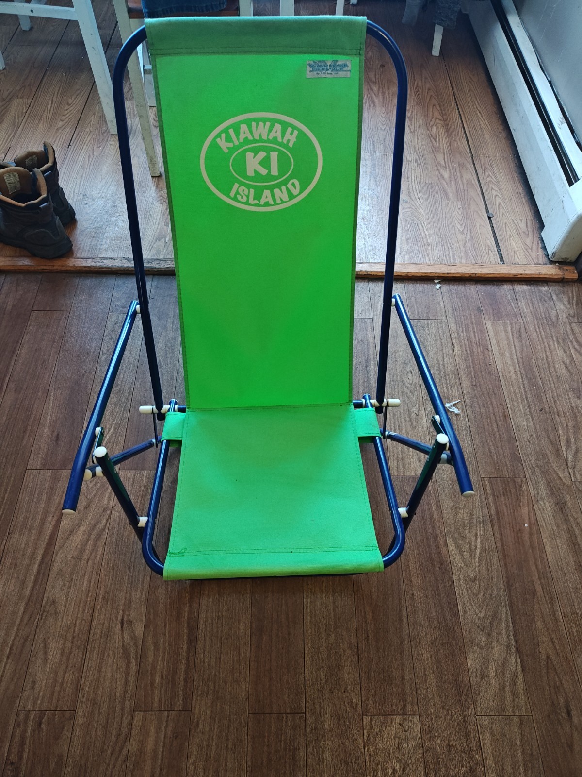 VTG 90s Surf Style Advertising Beach Chair Sign Neon RETRO