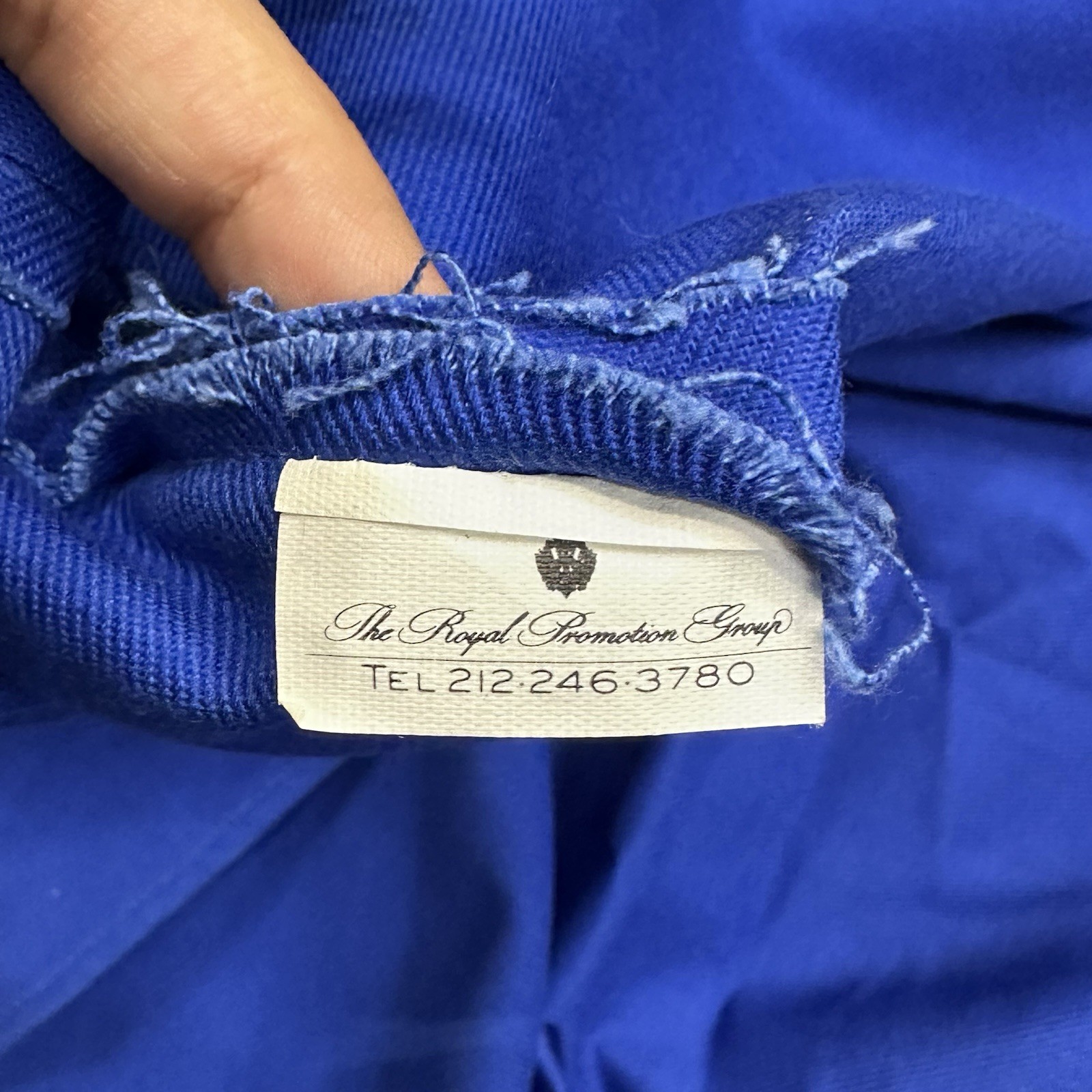 Vintage Polo Sport Ralph Lauren Promotional Canvas Cloth Table Cover? Blue
