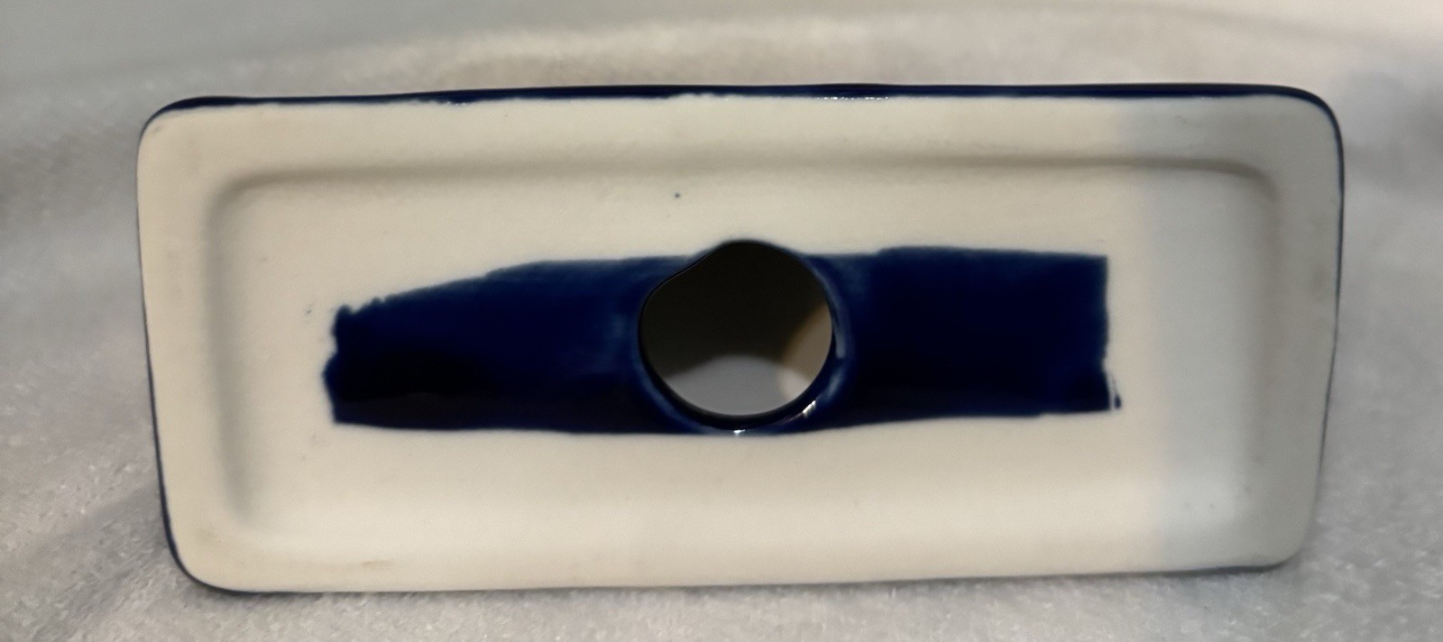 1994 Cobalt Blue Dealer Sign Made Exclusively For Hall China Collectors Club