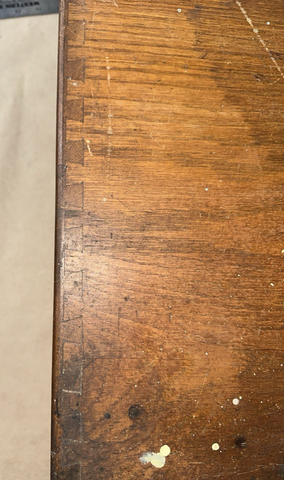 OBO Rare VTG Standard Paper Company Milwaukee WI Oak Wood Drawer