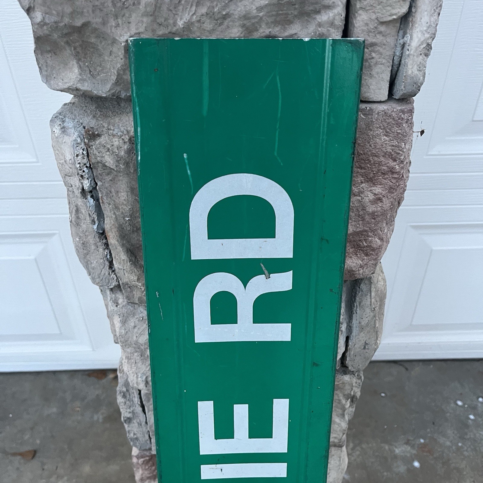 Abercrombie & Fitch Street Sign Drive Dr Store Display ? Green Aluminum A&F