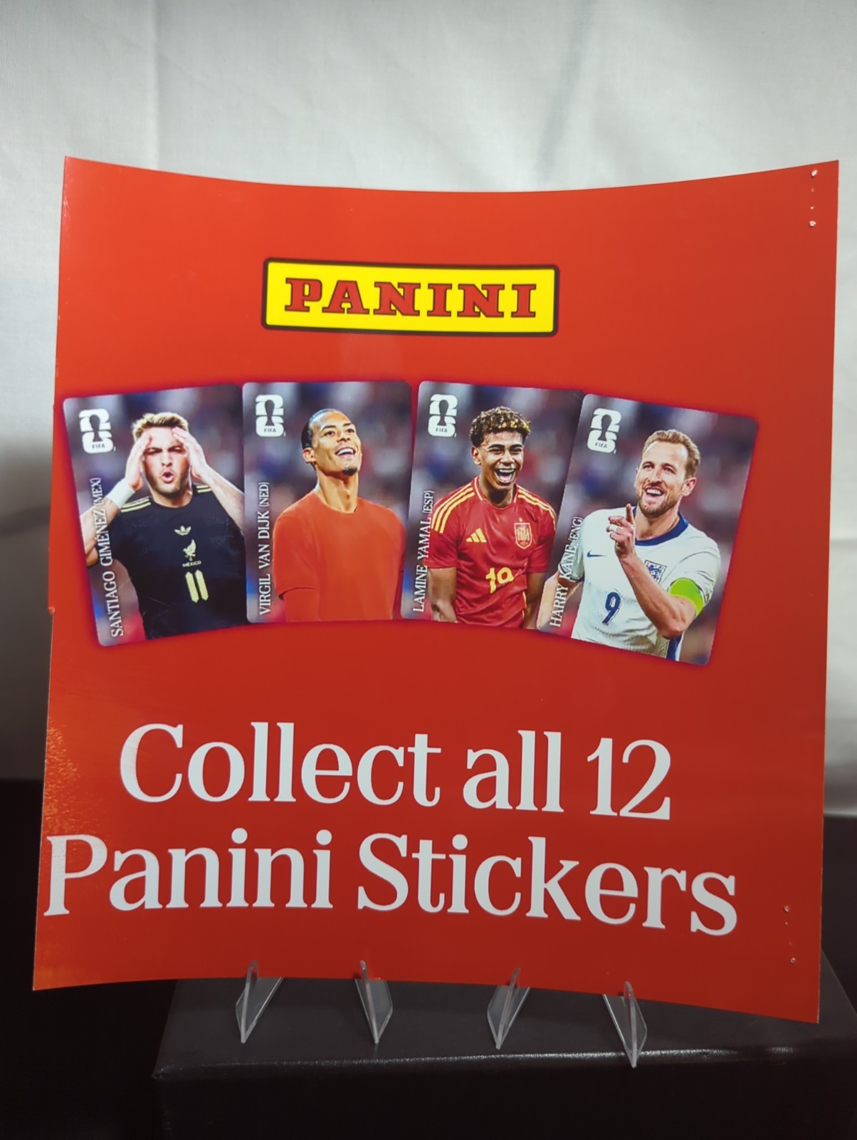 Panini FIFA World Cup 26 Coke Advertisement 8″X 8″ Kodak Paper yamal Cut Side