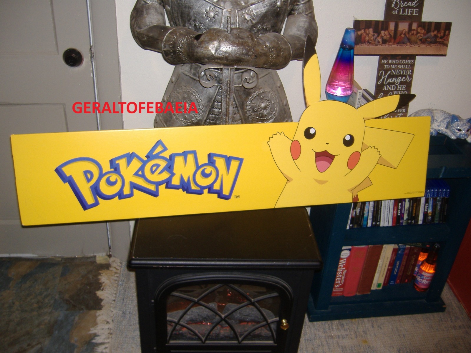 PIKACHU STORE SIGN DISPLAY CARDBOARD POSTER, 2023