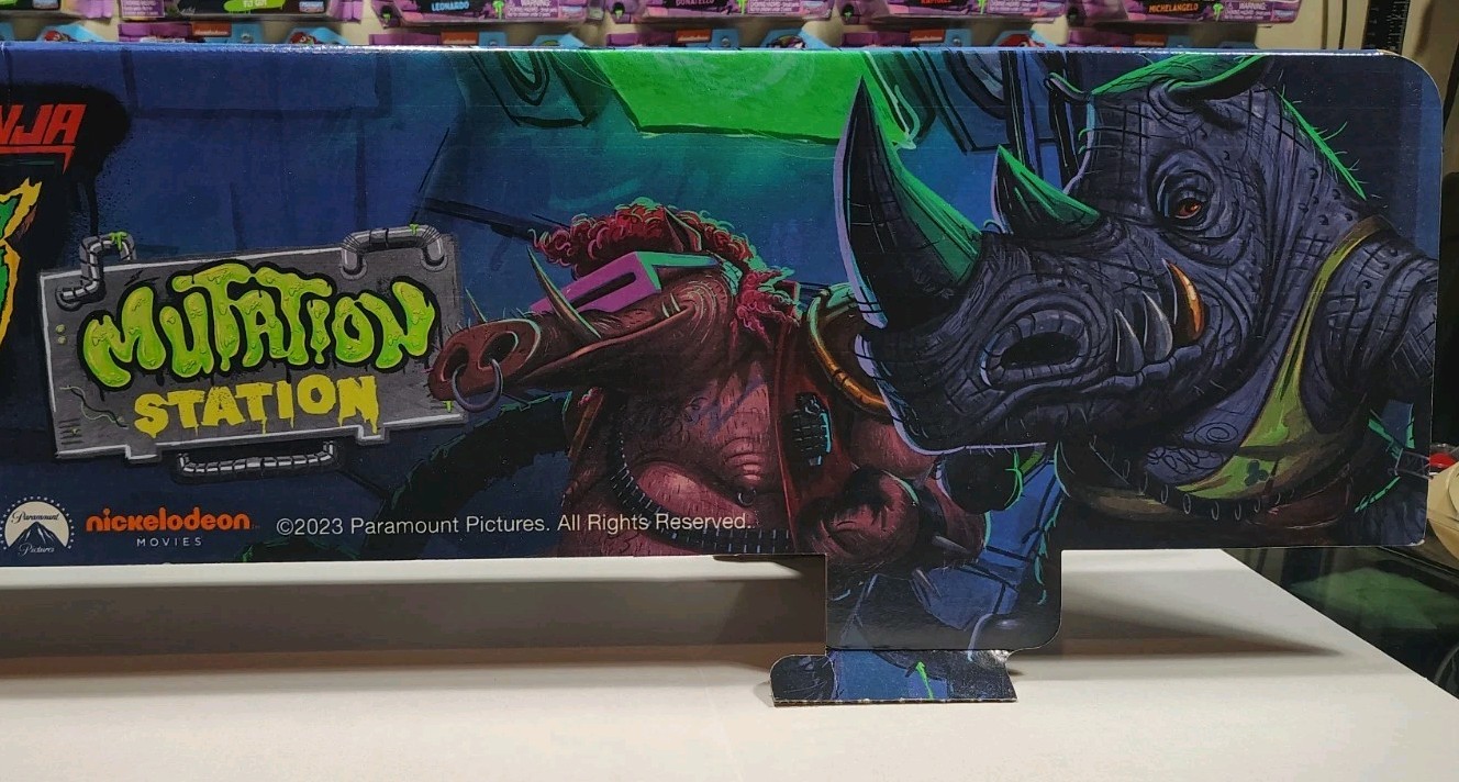 Tmnt Mutant Mayhem – Mutant Station – 2023 – Store Display – 46x 8x