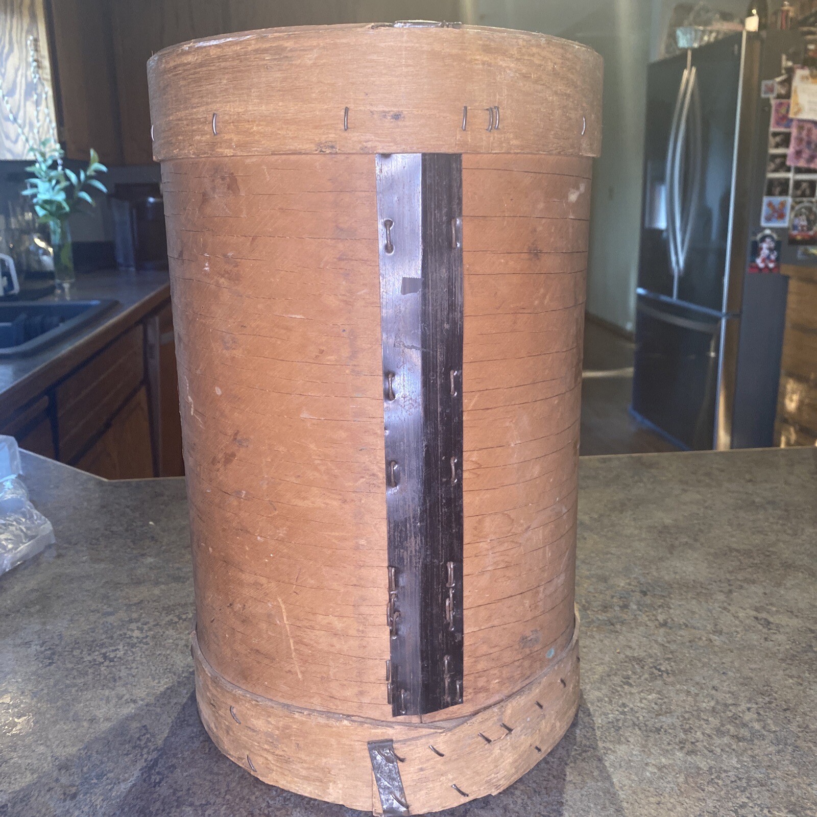 Vintage Huge #15 Colman’s Mustard Wood Shipping Cask Keg Amazing