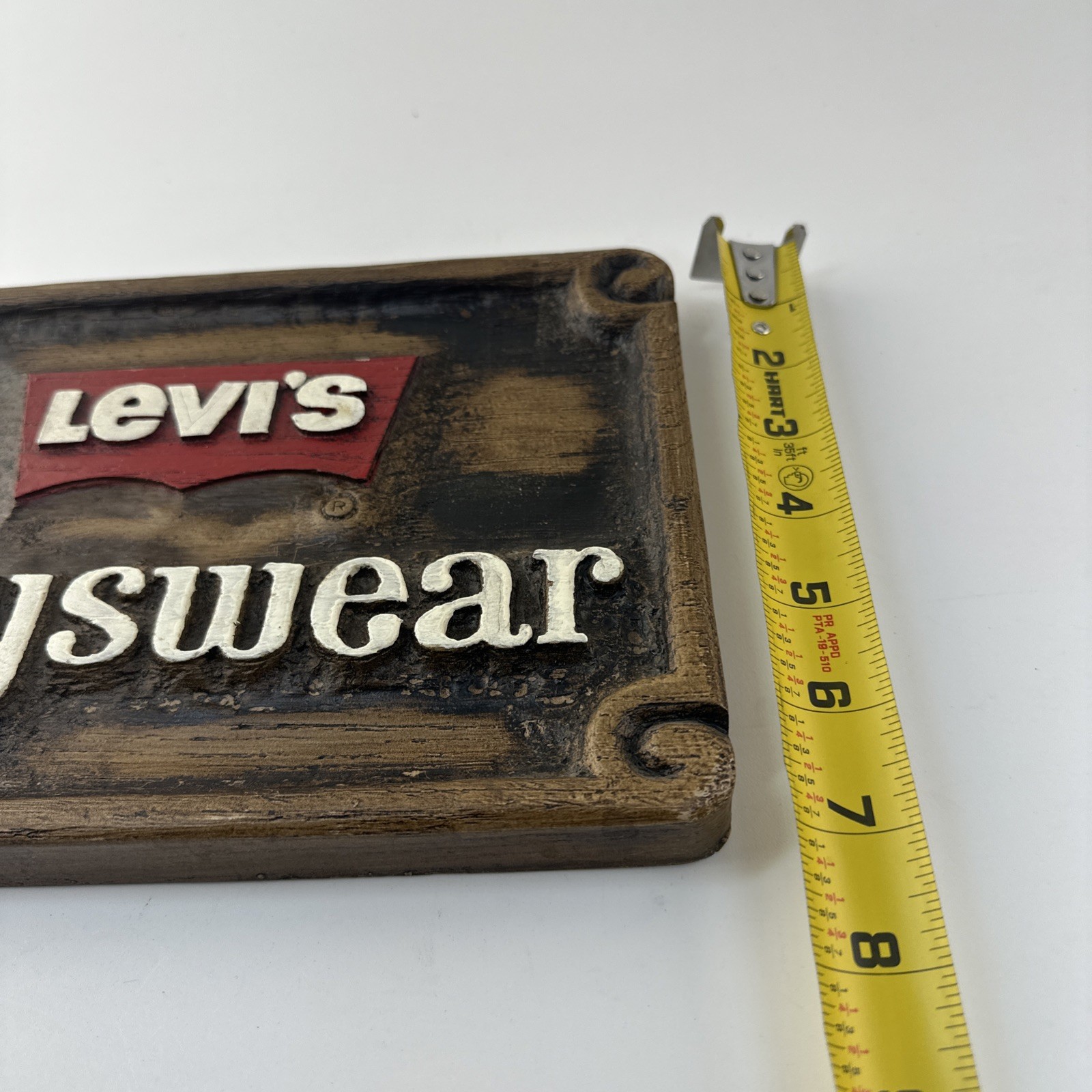 Vintage Levi’s Boys Wear Merchandising Sign Store Display