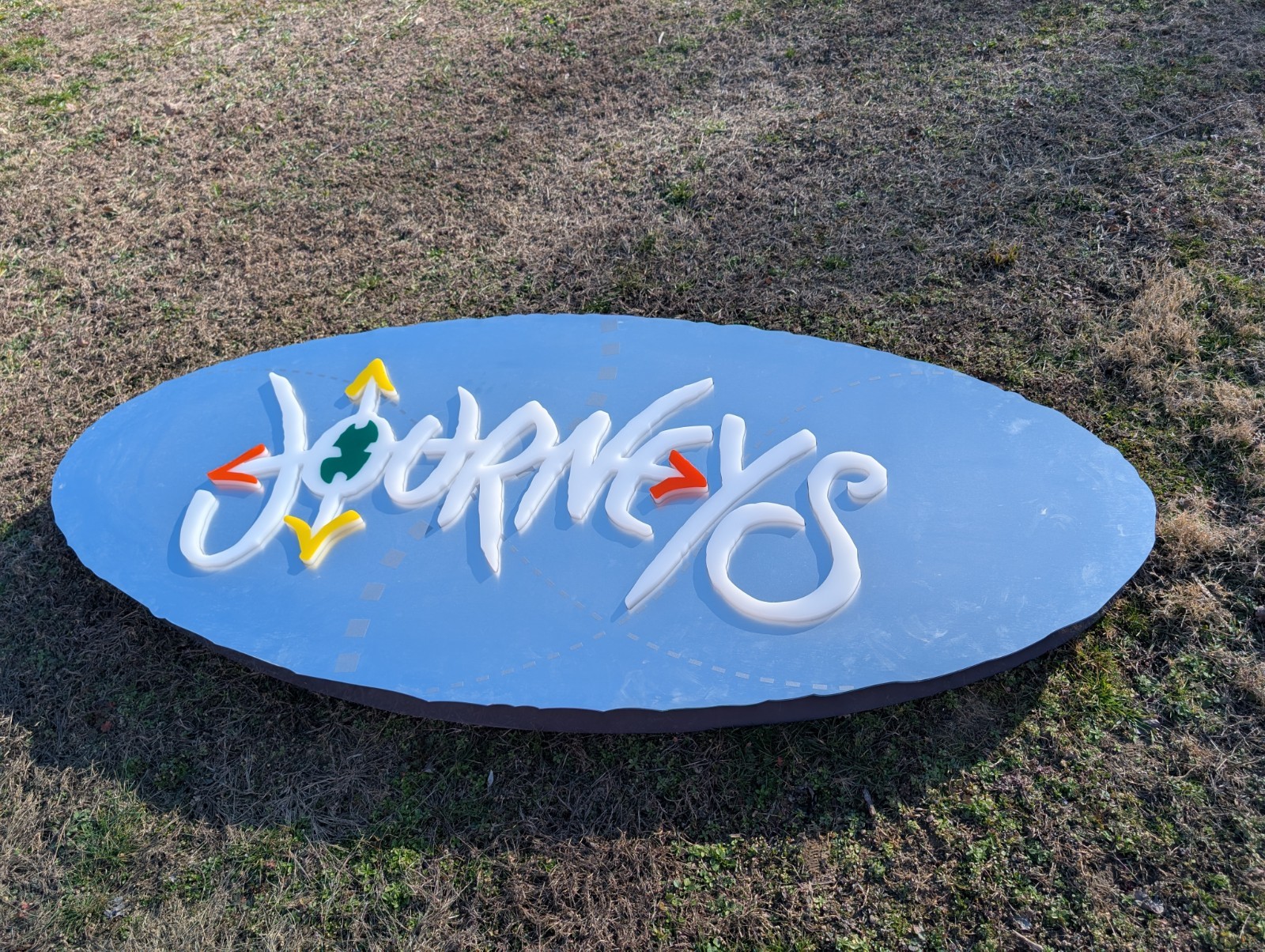 Journeys Shoe Skateboard Store Sign Mall Warped Tour Display Full Size