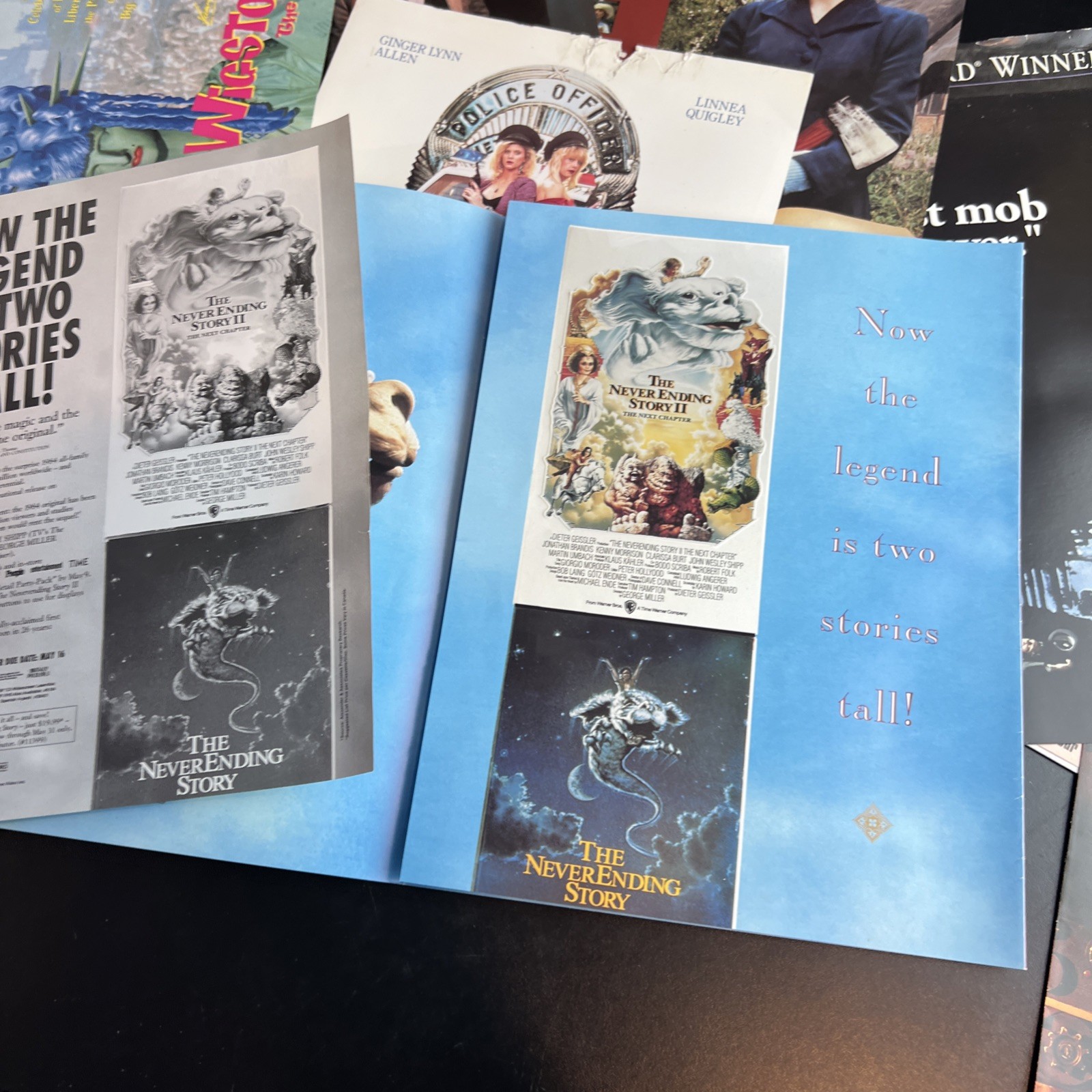 VTG Lot of Rental Movie Store Advertisement Brochures Order Sheets 1990’s