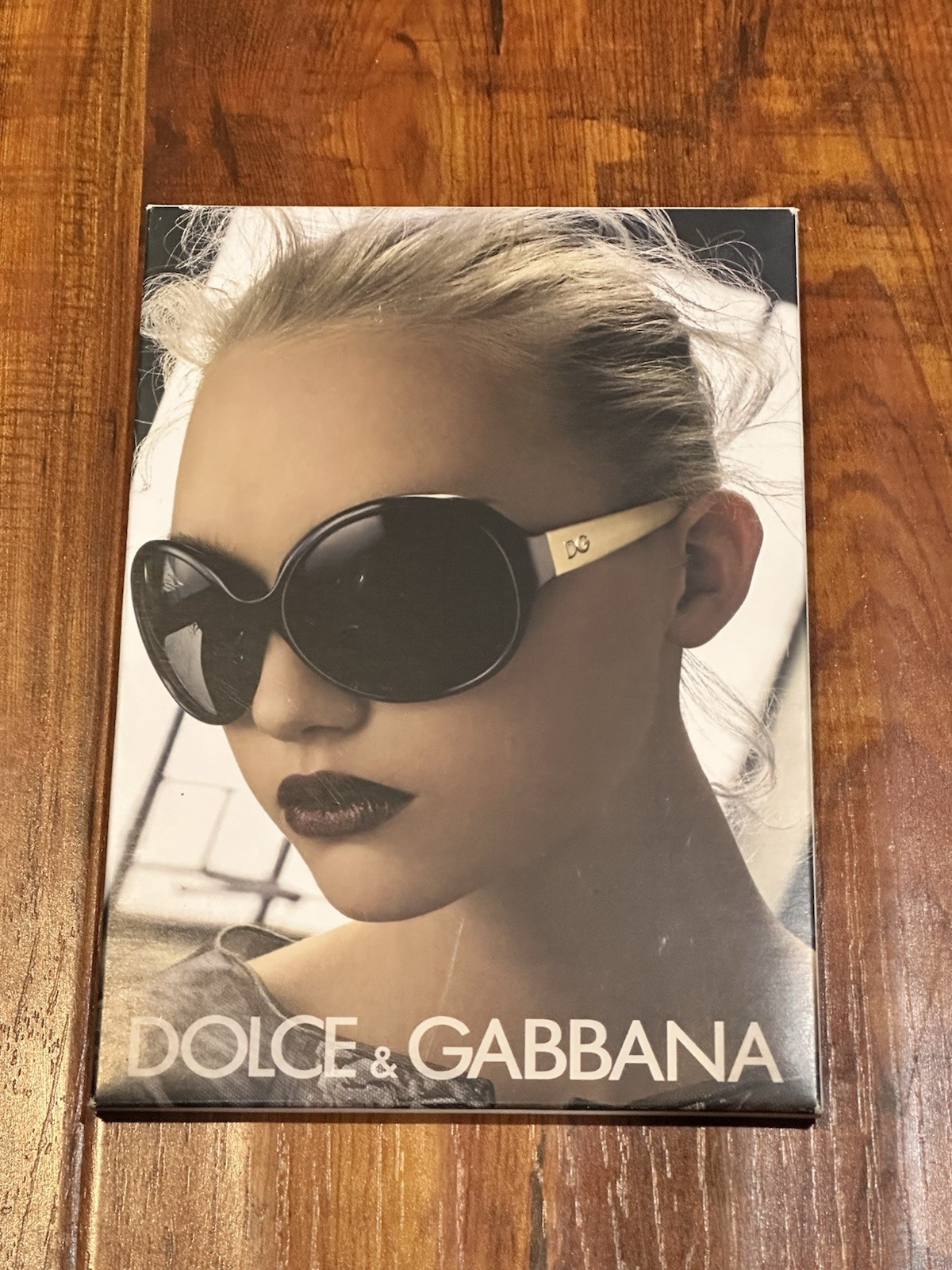 Dolce & Gabbana Eyewear Sunglasses 2008 Retail 7×5” Cardboard Counter Stand