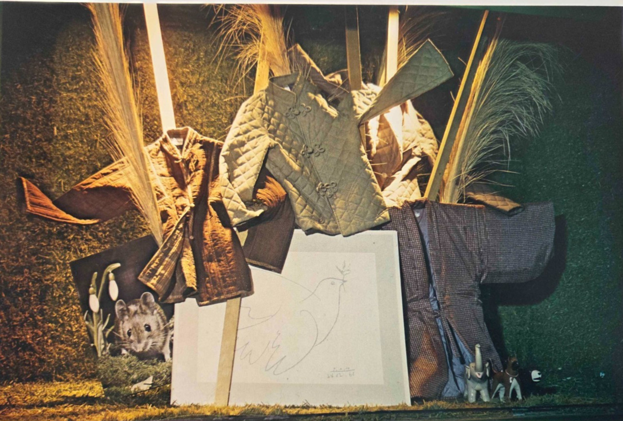 1975 AZUMA, NY WINDOW DISPLAY PHOTO PRINT PICASSO DOVE OF PEACE