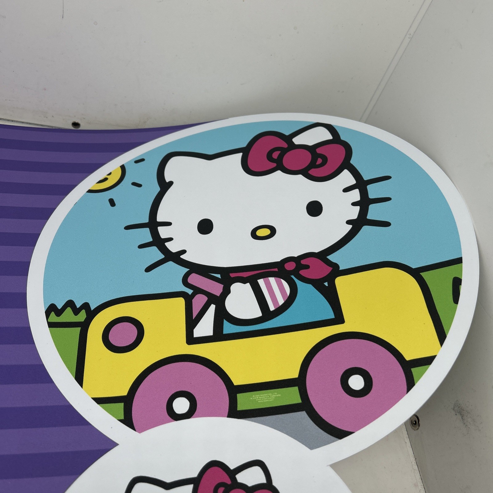 Party City In-Store Hello Kitty Sign 23″ x 18.5″ x 2mm Display W Hanger DWBO