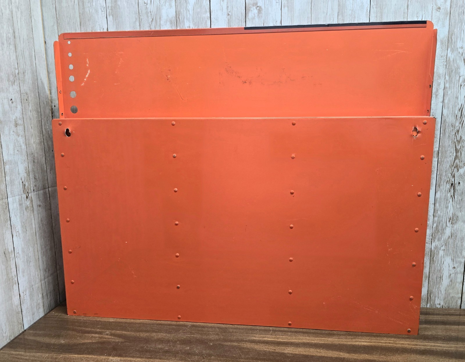 Vtg Dorman Ready Paks Fastener Orange Display Cabinet w/Contents! USA! LOADED!