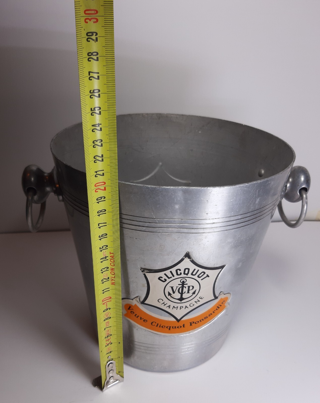 Champagne Ice Bucket VCP WIDOW CLICQUOT PONSARDIN France Faucogney ’60A