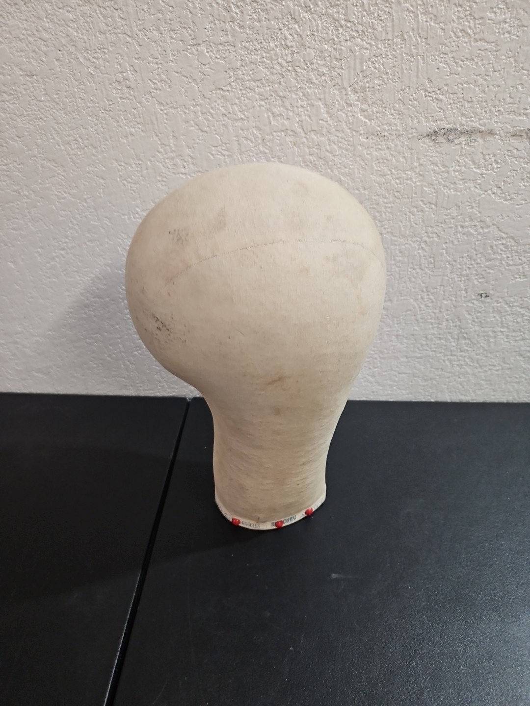 ANTIQUE MILLINERY HEAD Store Display Primitive Hat Mannequi