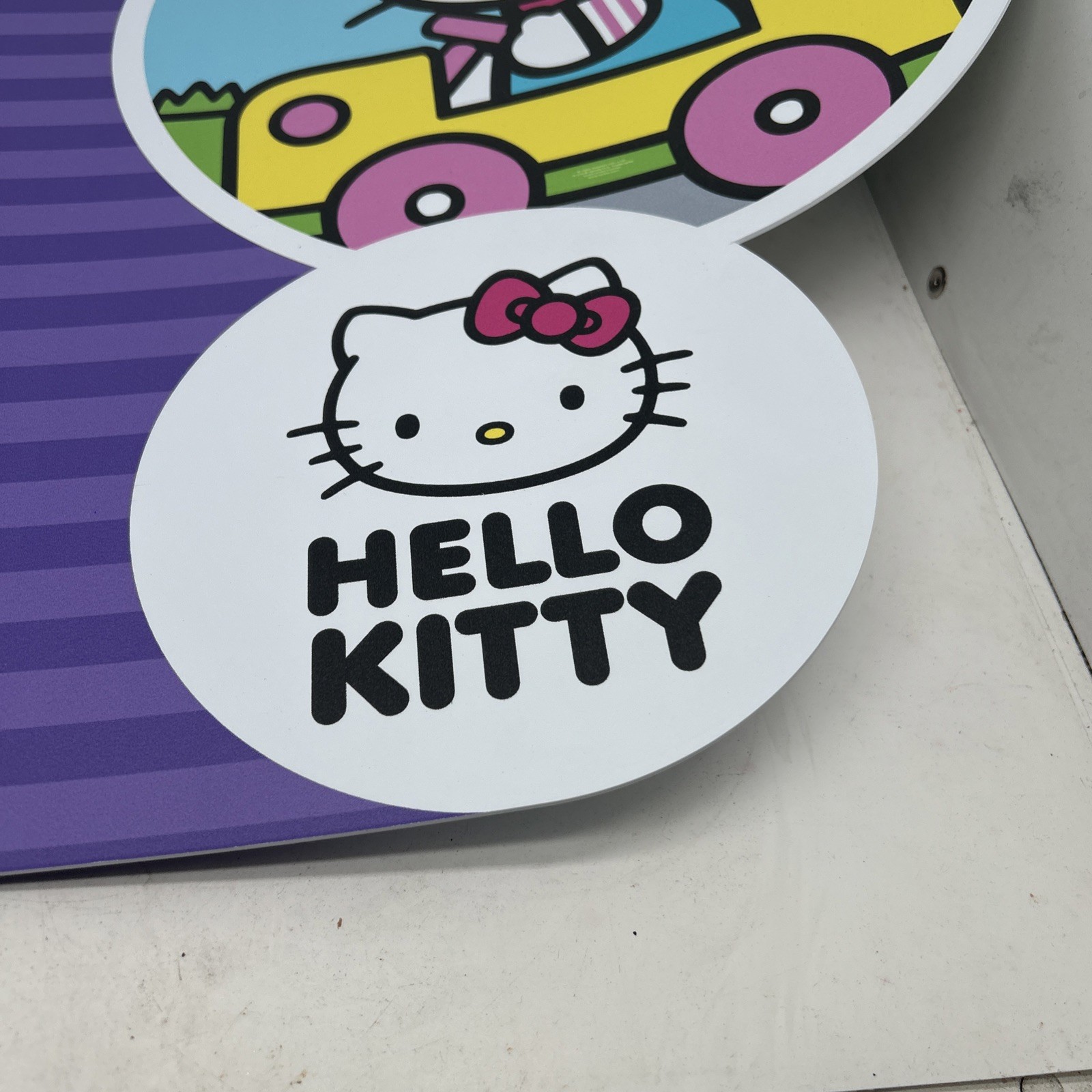 Party City In-Store Hello Kitty Sign 23″ x 18.5″ x 2mm Display W Hanger DWBO
