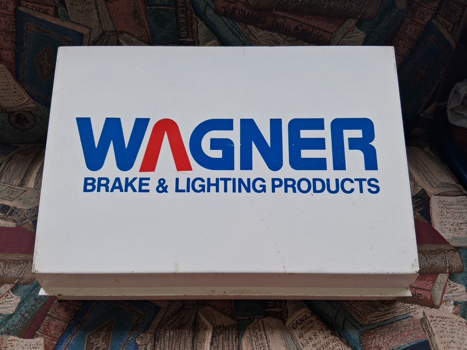 Vintage Wagner Brake and Lighting Display Cabinet