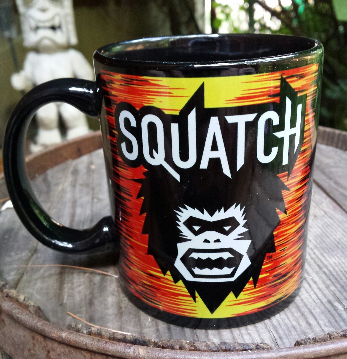Jack Links Squatch Ceramic Coffee Mug Sasquatch Beef Jerky Wild Side Logo Cup