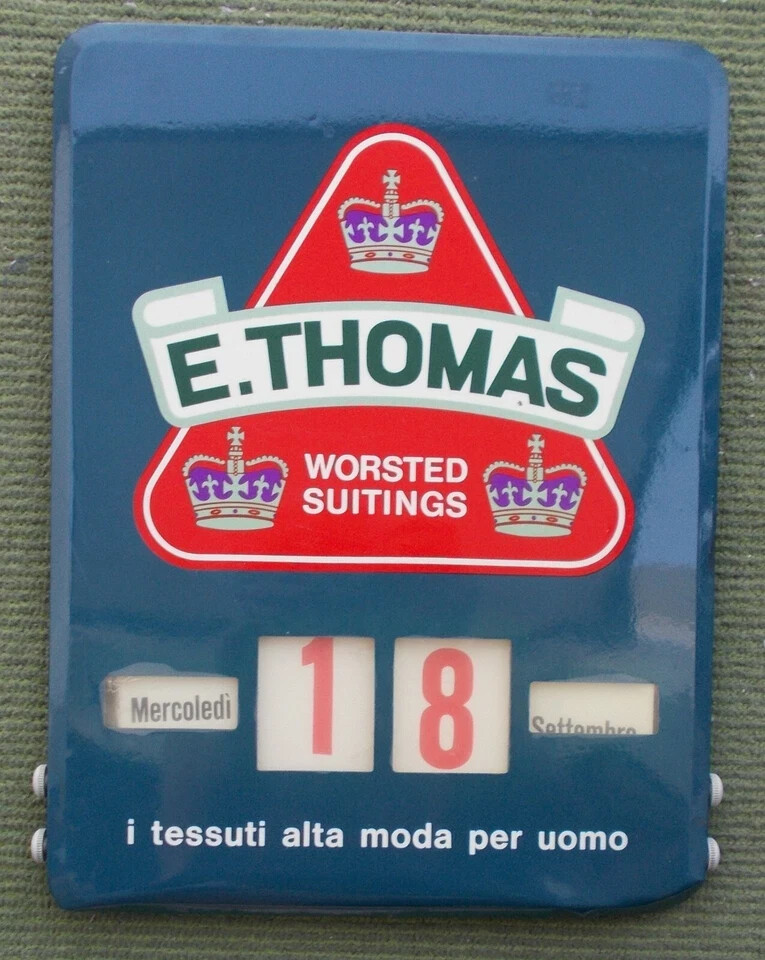 MEN’S FASHION_CLOTHING_FABRICS_YARNS_E. THOMAS_WORSTED SUITING_DATE