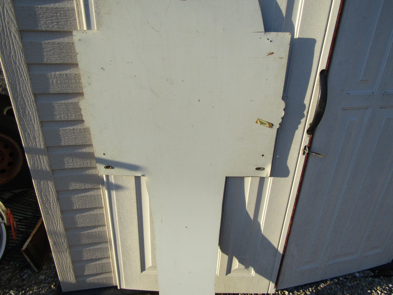 6’ Tall Mr Goodwrench Works Here Metal Sign