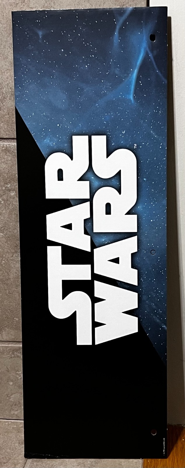 Spirit Halloween Star Wars Cardboard End Cap Store Display Sign 24×8 2025 Disney