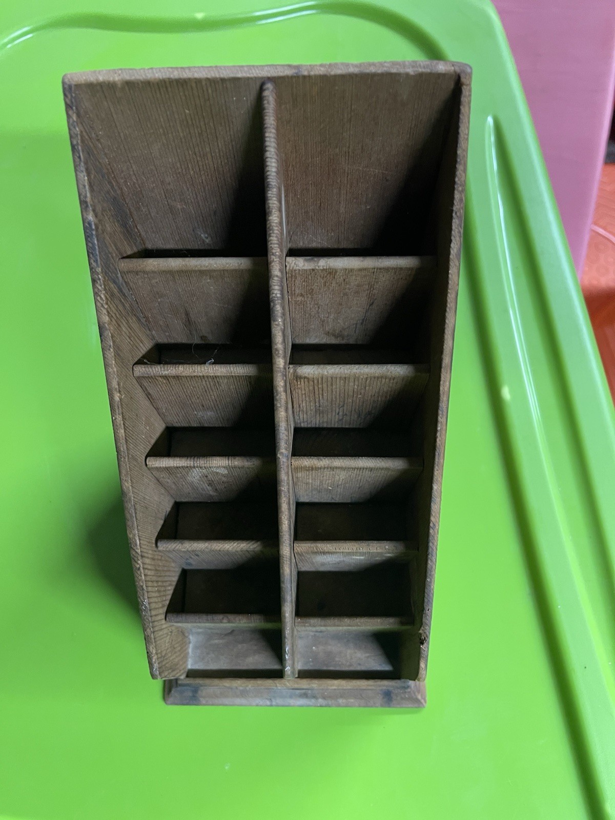 VINTAGE PALL MALL & HERBERT TAREYTON WOODEN CIGARETTE COUNTER DISPLAY w GRAPHICS