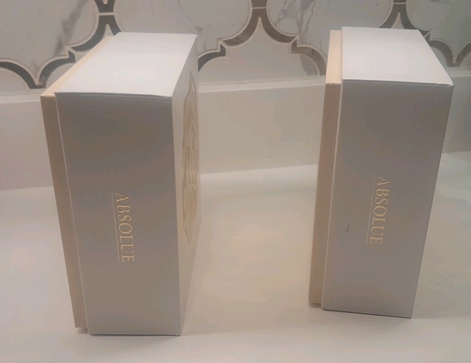 Pair Of Lancome Gift Boxes For Display Each At 7″ X 7″ X 3″