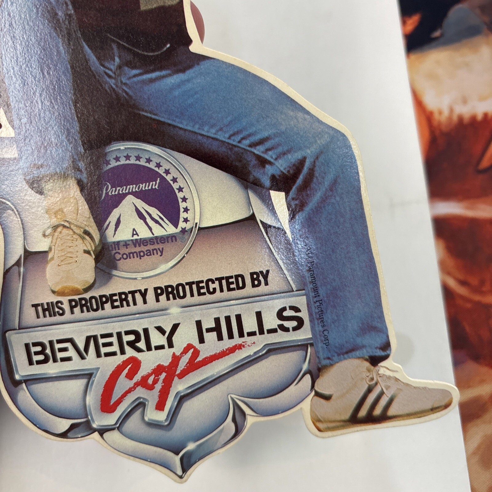 Beverly Hills Cop Eddie Murphy Promotional Display 1984 6×8