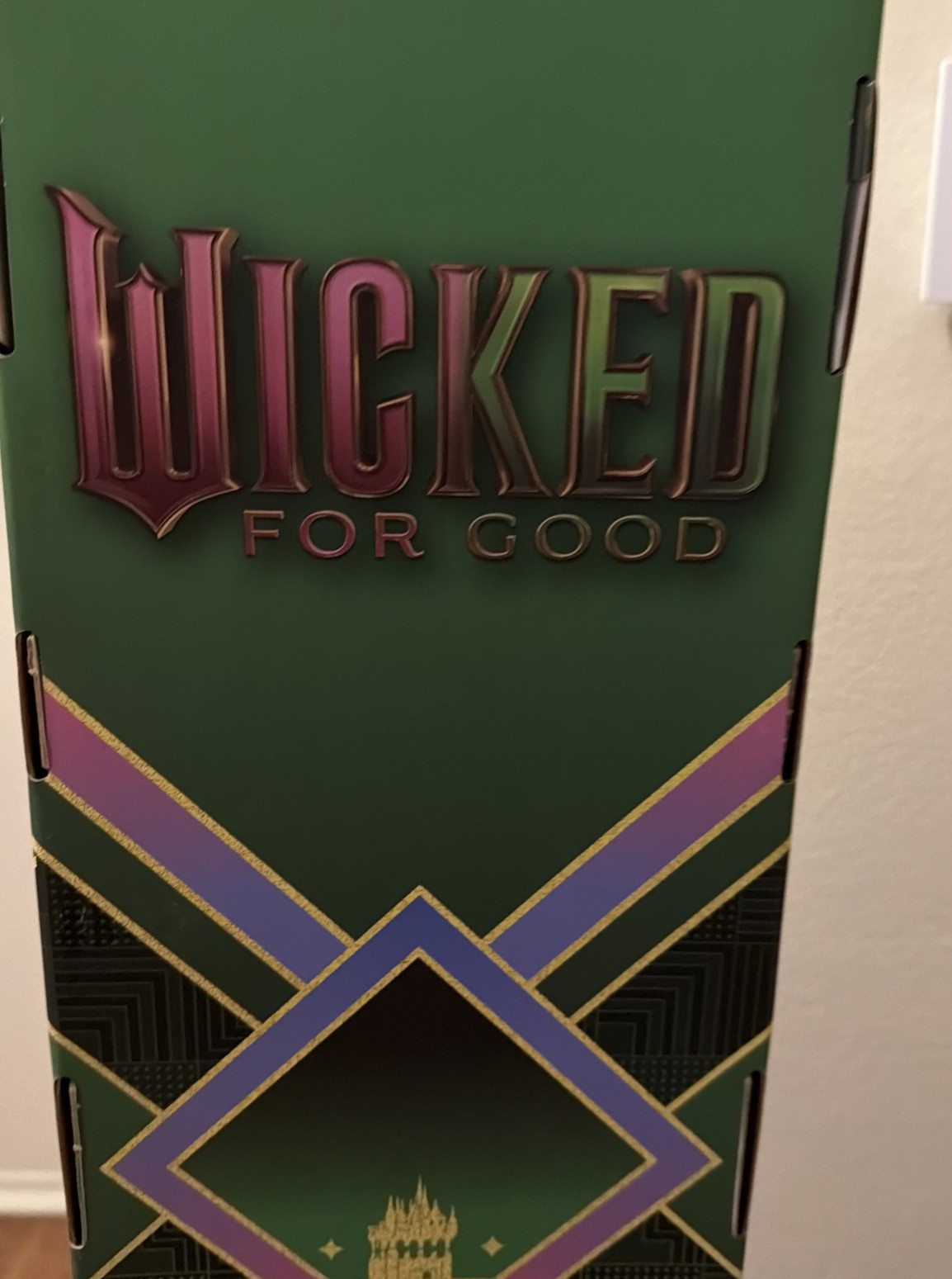 Wicked For Good 2025 Movie – Store Display ORDO Sonic Edge Toothbrush Stand Box