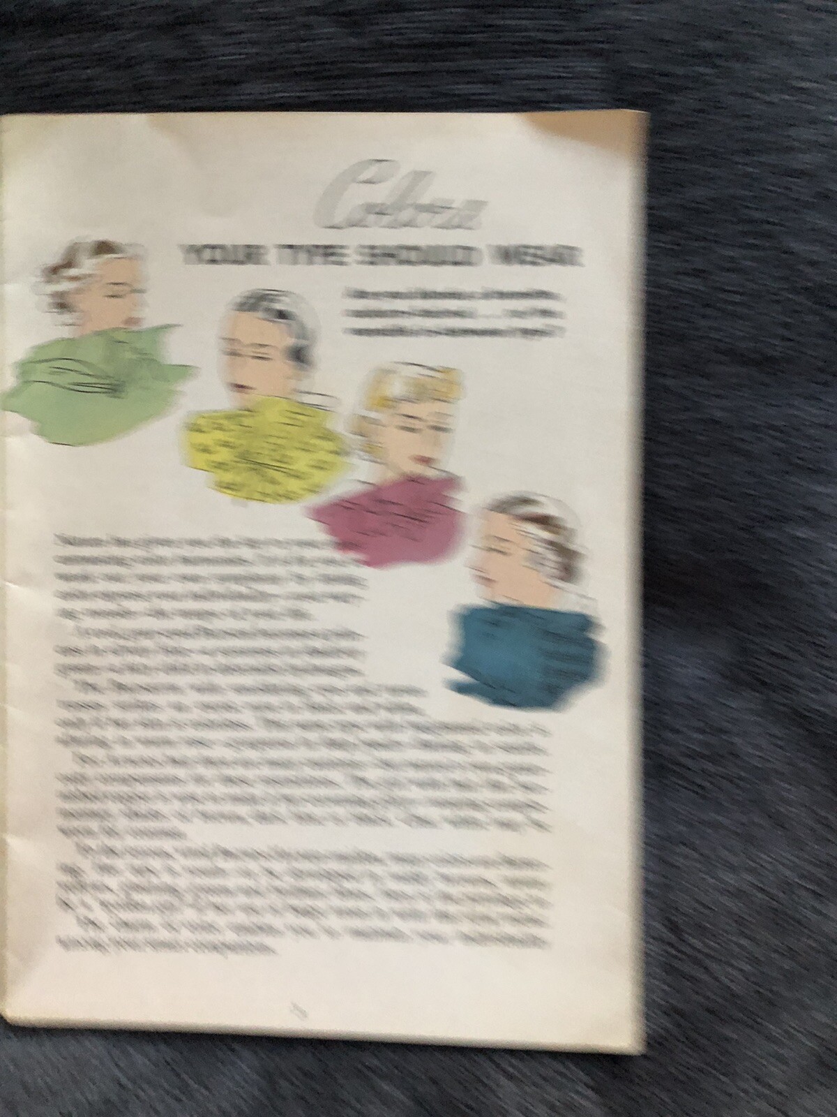 The Charm of Color Putnam Fadeless Dyes Tints 1941 Booklet RARE!