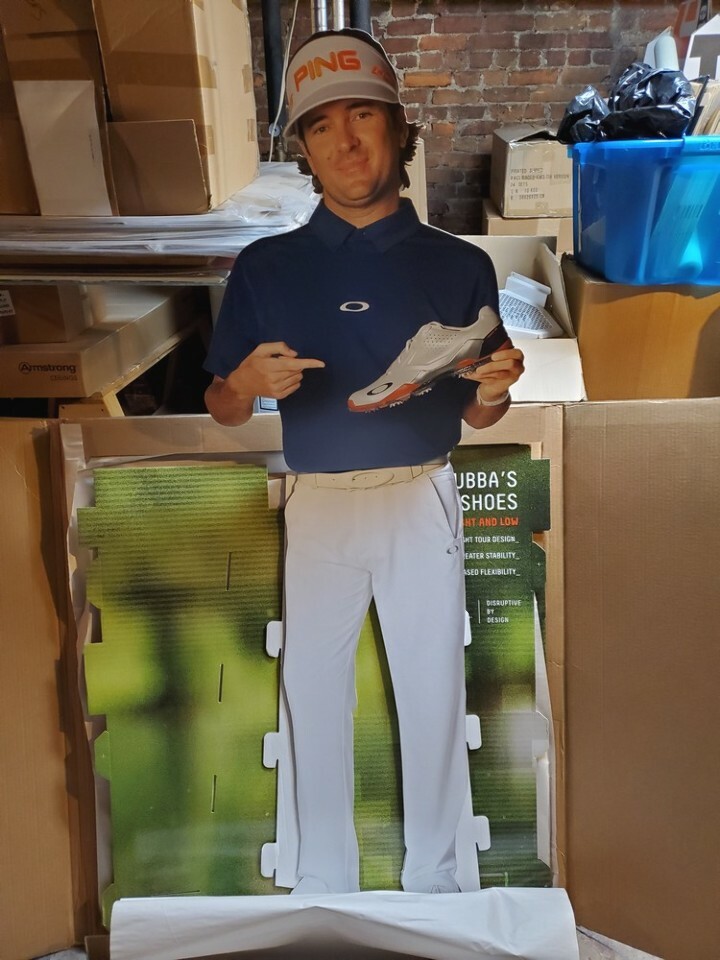OAKLEY 2014 Bubba Watson HUGE Floor Standee display New Old Stock In Box PING