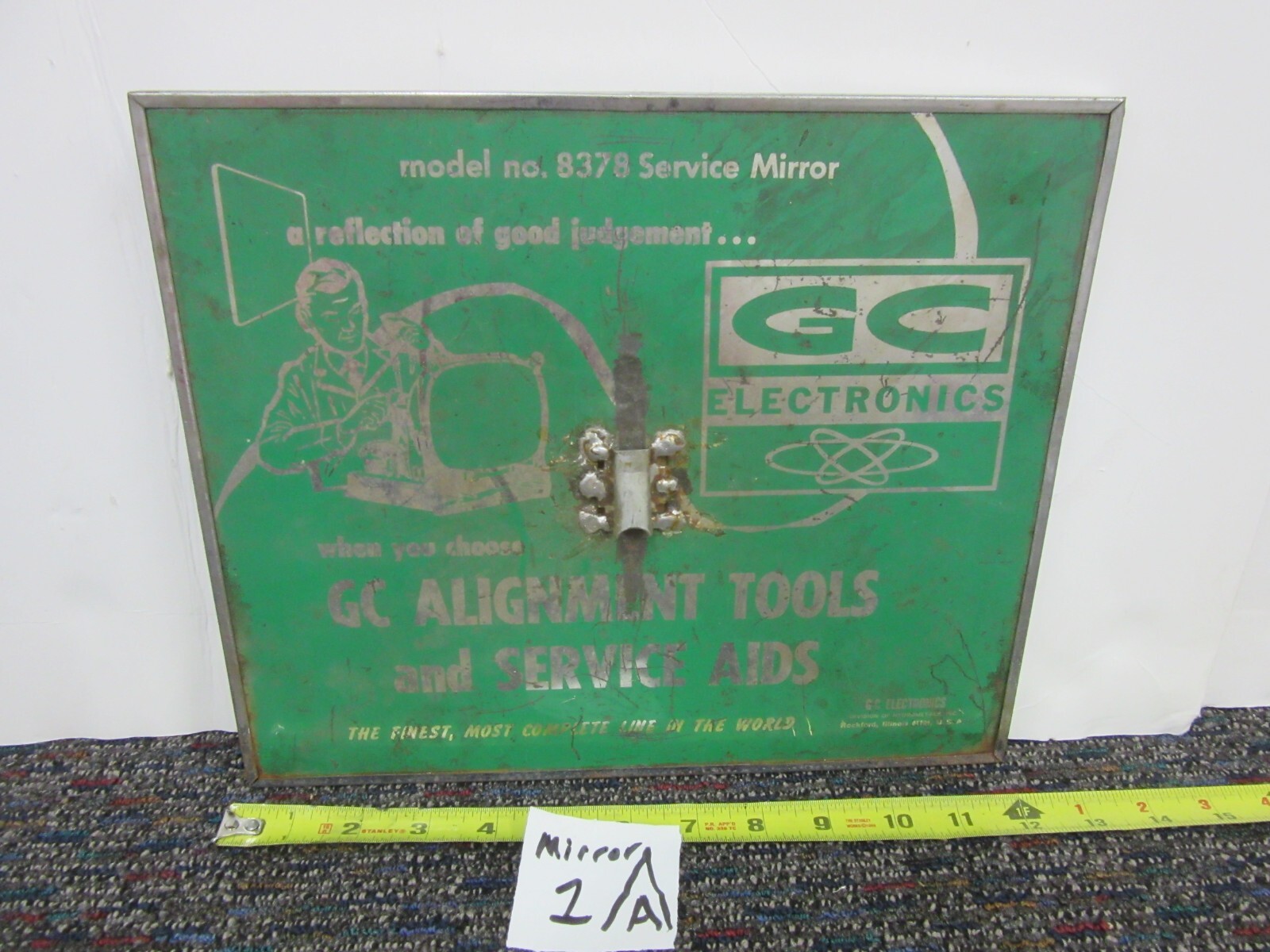 Mirror Advertising Display GC Electronics Model 8378 alignment tools Rockford