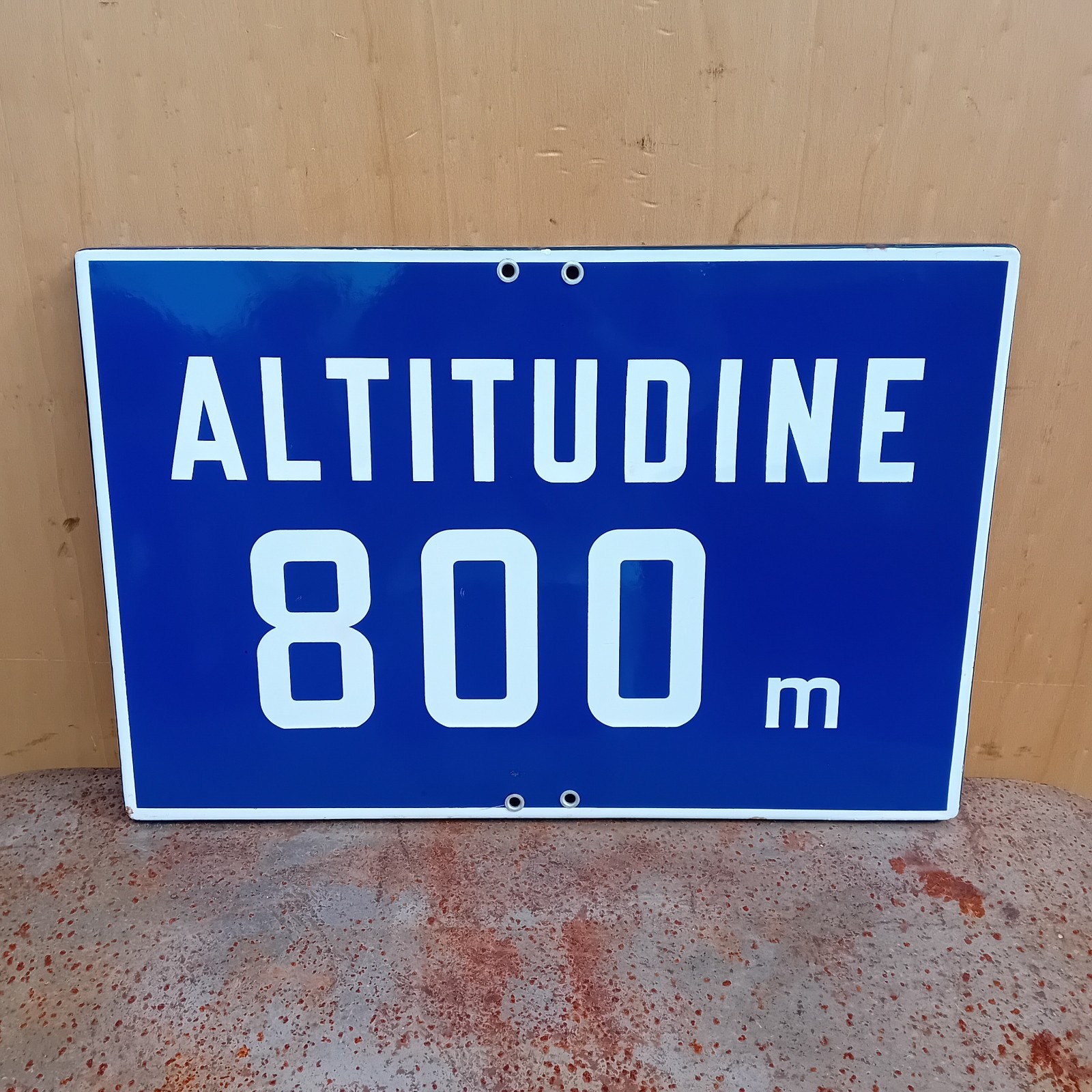 1963 Altitude 800 CTI Enamel Table Sign