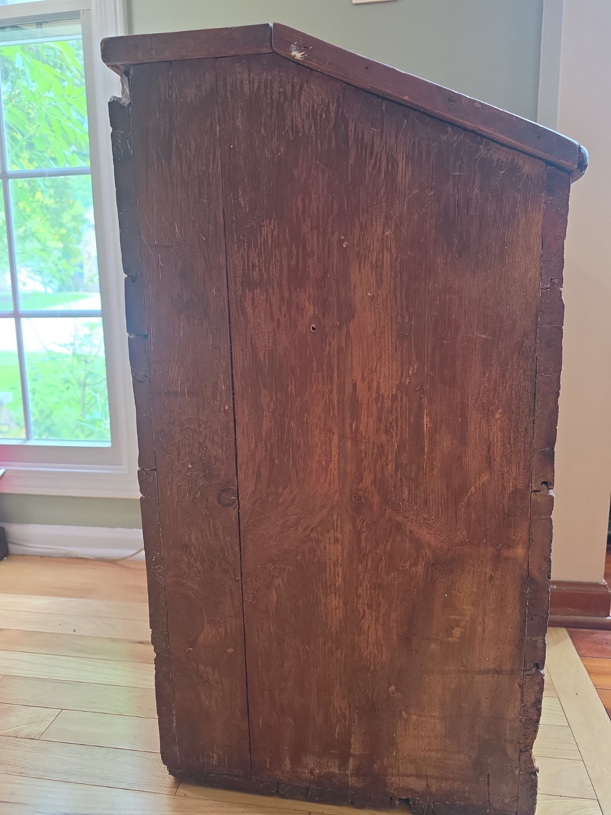 Antique Primitive Coffee General Store Display Bin Storage Box Farm Country READ