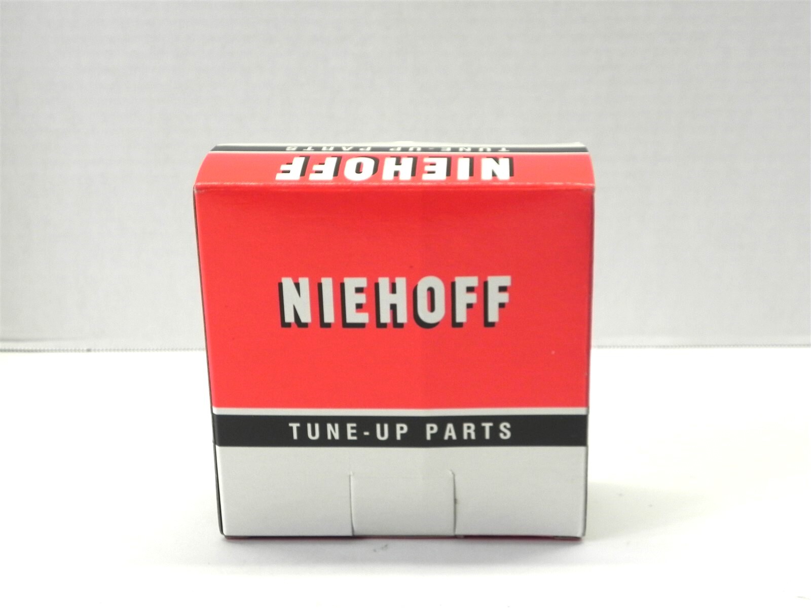 VINTAGE NIEHOFF TUNE-UP PARTS DISPLAY BOX *BOX ONLY* #209N 5.25″x2.50″x5.25″ NEW