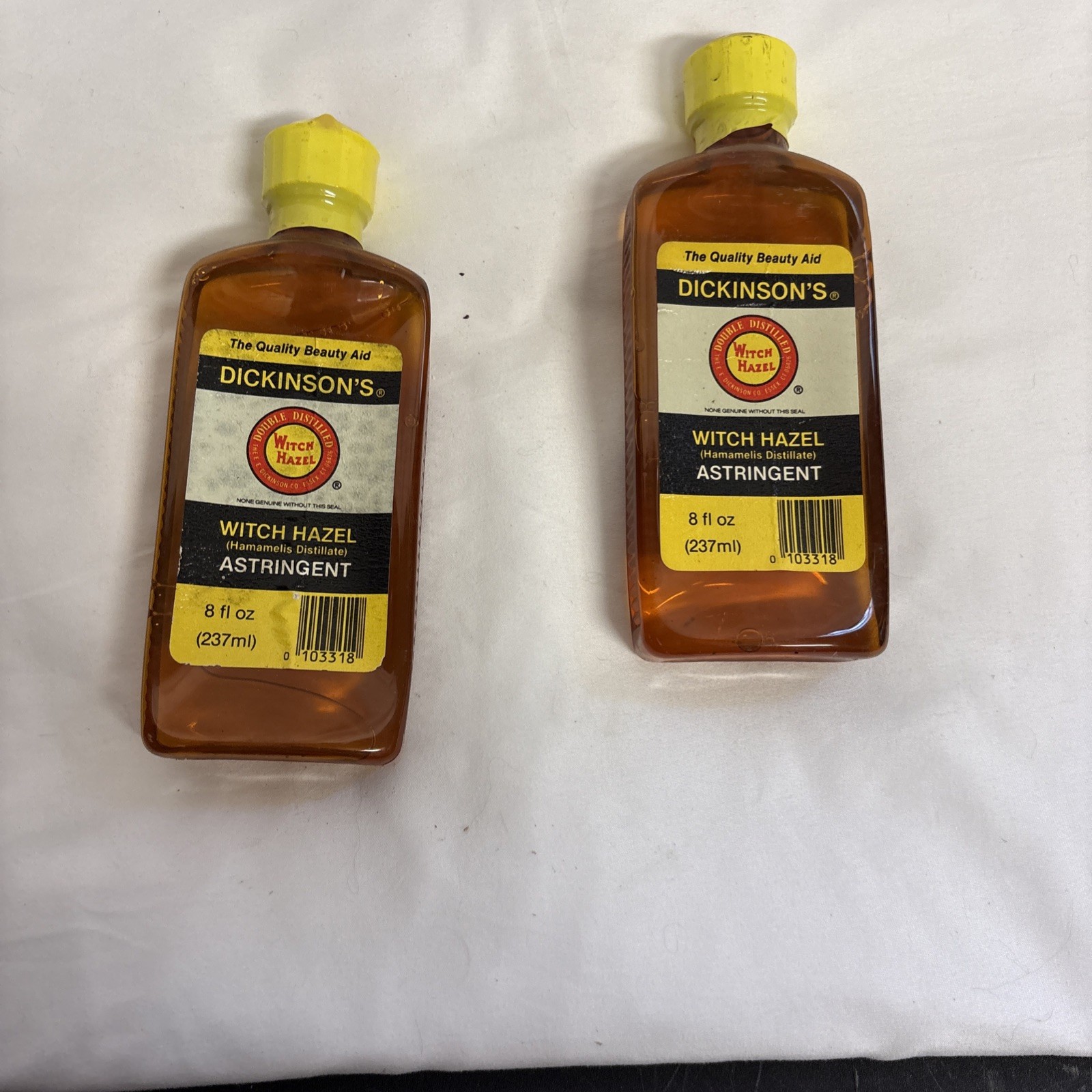 Vintage Dickinsons Witch Hazel Set Display 80s Very Rare Collectible Lot Of 2