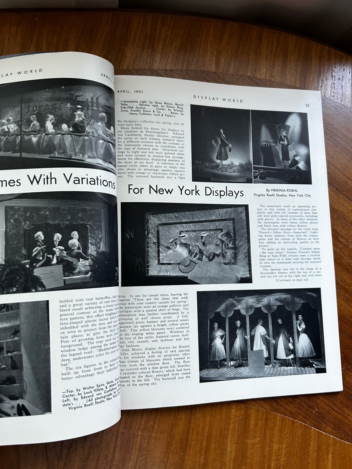 Vintage Display World Magazine 1951 Retail Store Window Mannequins Advertising