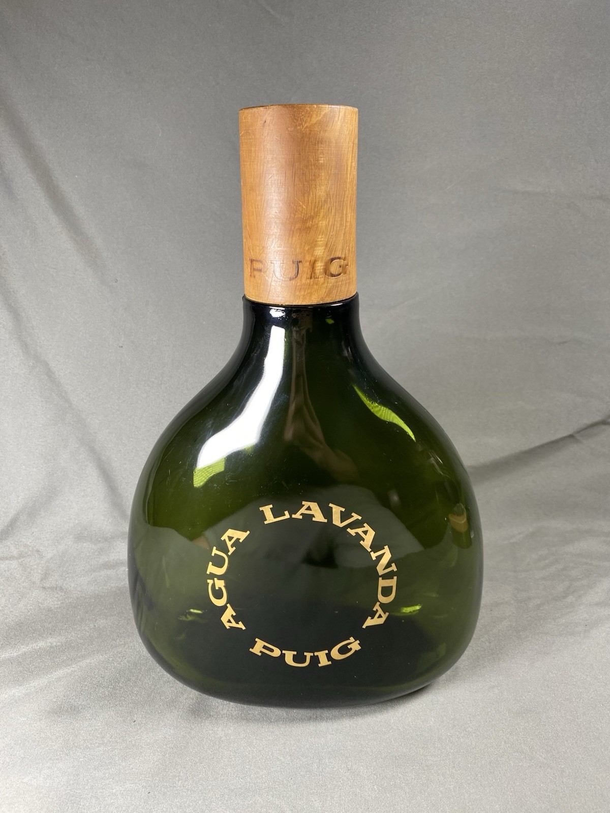 Agua Lavanda Puig By Antonio Large Empty Fragrance Store display Bottle *READ