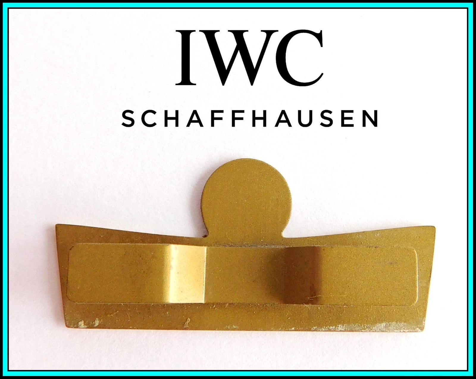 IWC – RARE VINTAGE 1960’s IWC Enameled WINDOW SHOP DISPLAY SIGN: “Calendar”