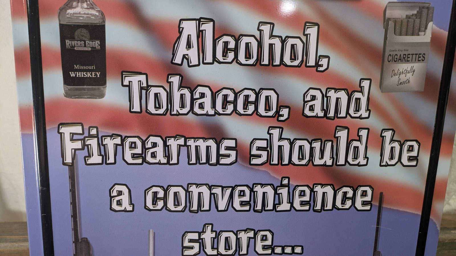 12×17 ATF Convenience Store Tin Sign