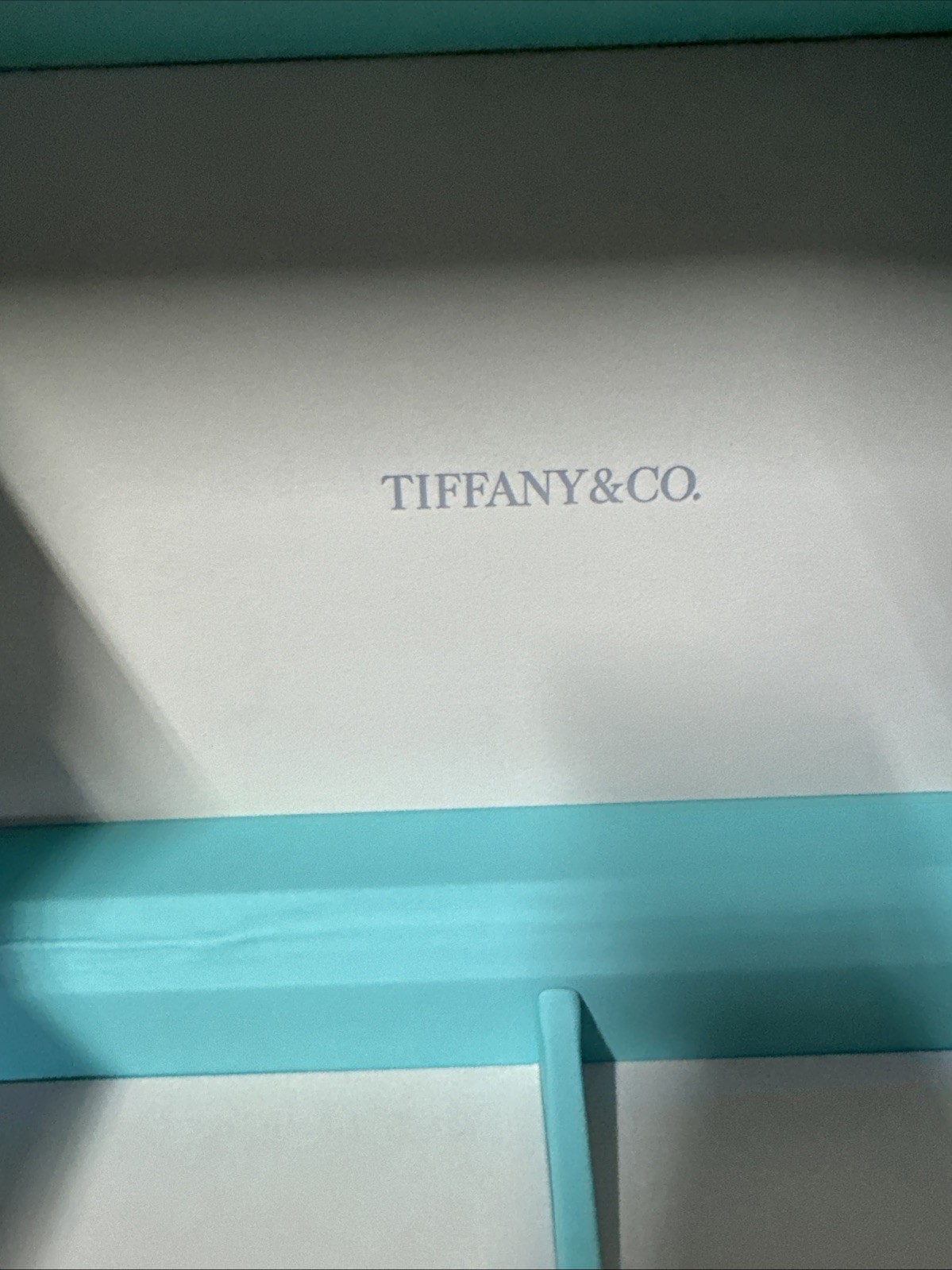 Tiffany & Co. Authentic Glasses Display For 6 Glasses Approx 15.75” X 9” X 7”