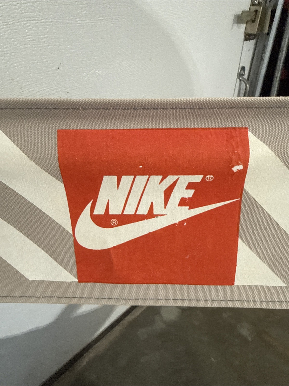 Vintage 80s Nike Director Chair orange Nike logo, Promo Rare Collectible Seat