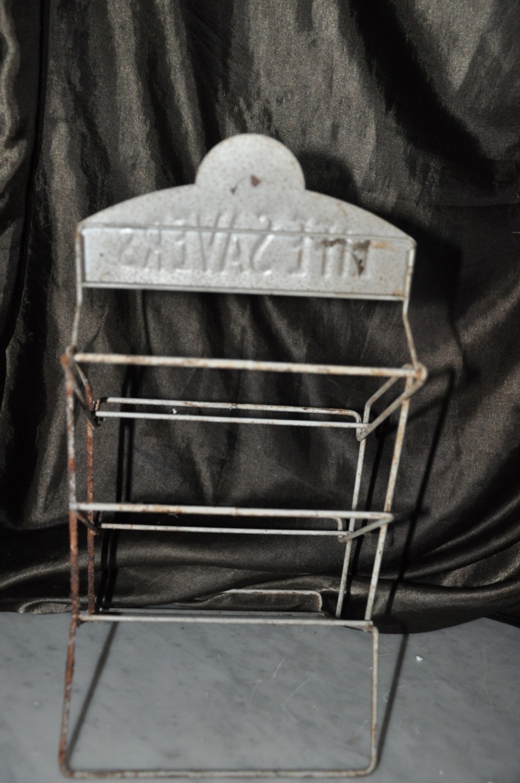 Vintage Still 5 Cents Life Savers Candy Counter Top Display Wire Rack