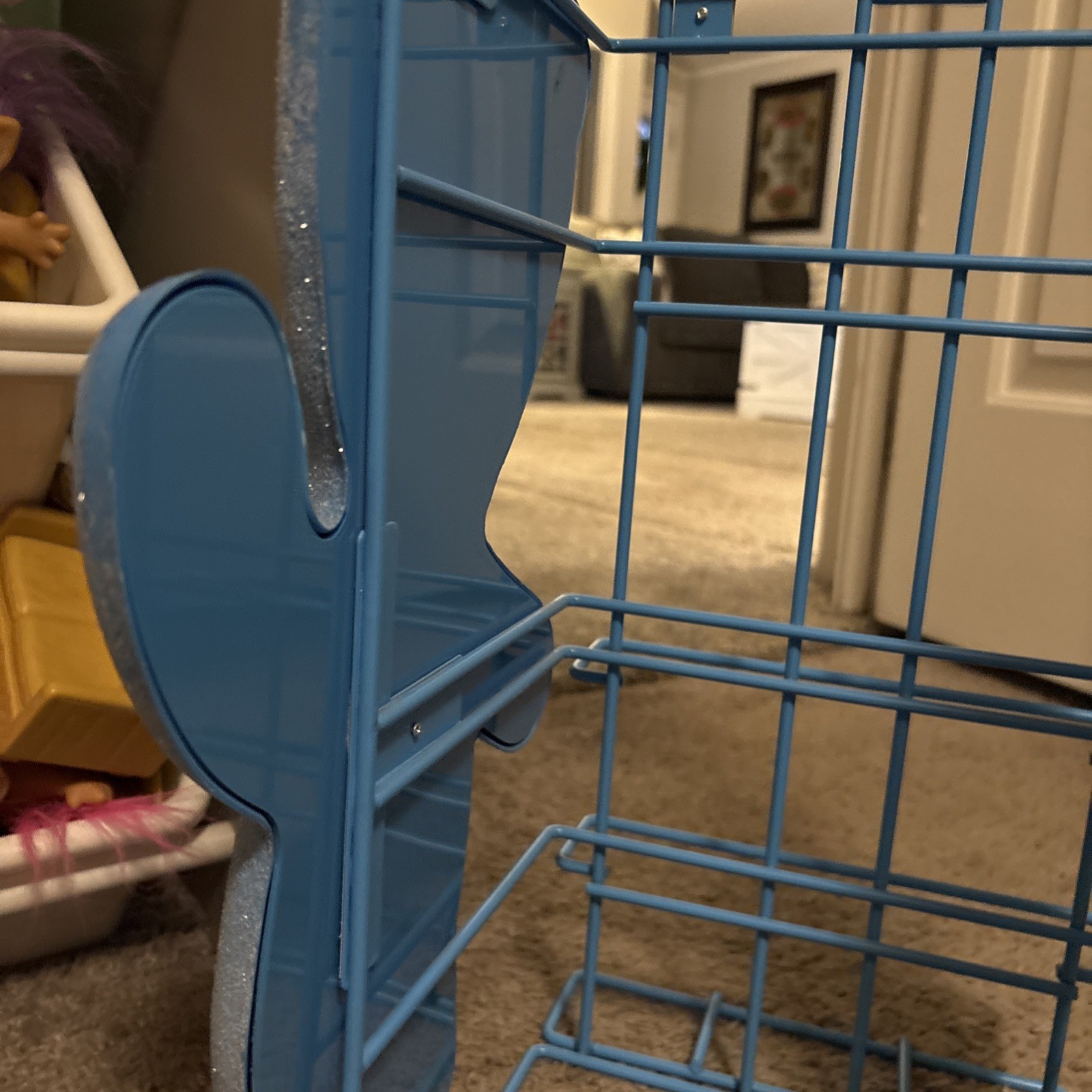 Sour Patch Kids Candy Store Display – Blue Metal Wire Shelf Rack Display As Is