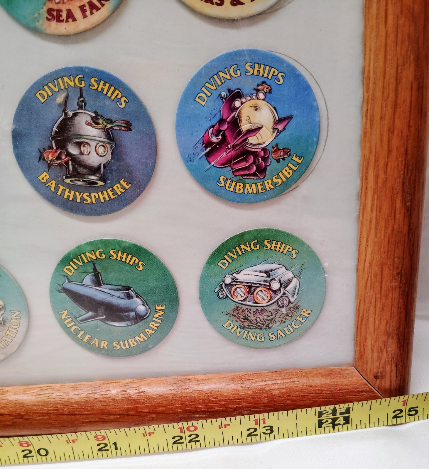 Vintage 94 LONG JOHN SILVERS Store Display Treasure Caps Restaurant Advertising