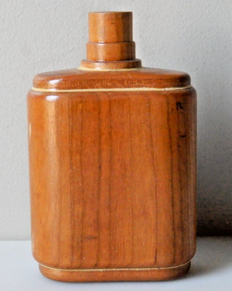 Wood Turned Perfume Store Display 4 1/4″ x 2 5/8″ x 1 1/4″