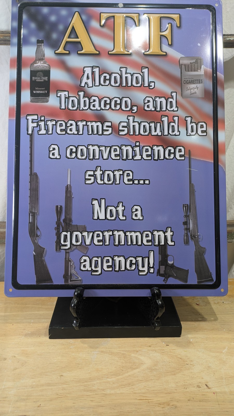 12×17 ATF Convenience Store Tin Sign