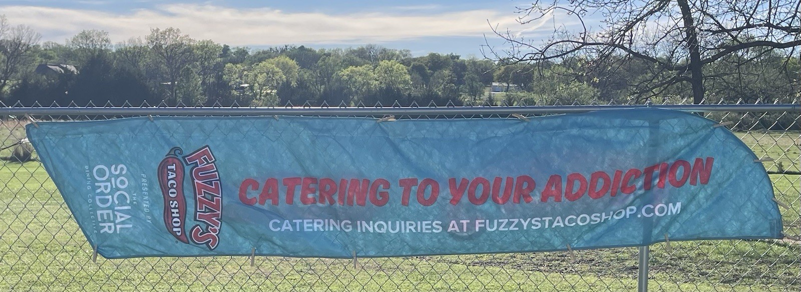 Fuzzy’s Taco Advertising Banner Man Cave Dorm Room