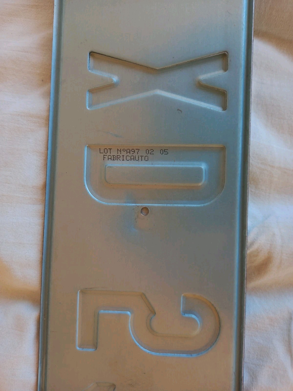 France Posterior Marne Department Car License Plate (Marne 51) Collectible