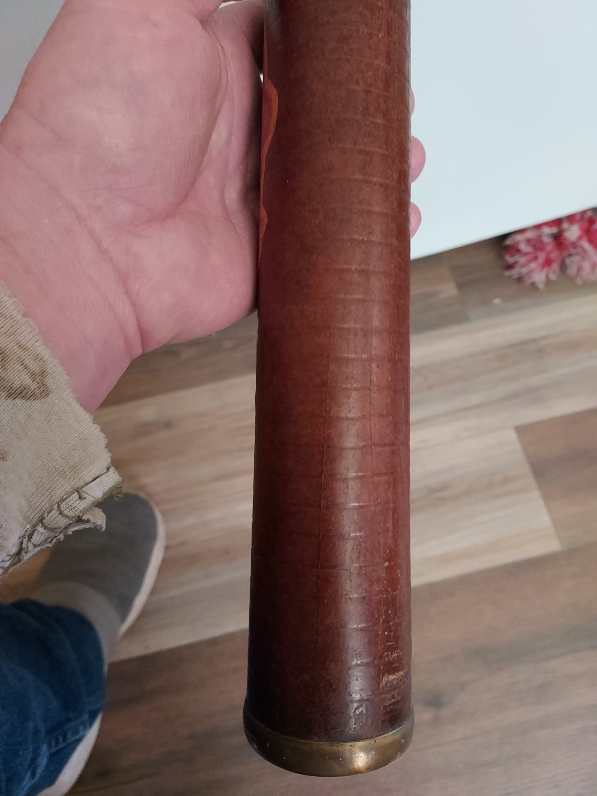 Bird and Byrd Est. 1903 Saleman Sample Bobbin Chimney with decals.